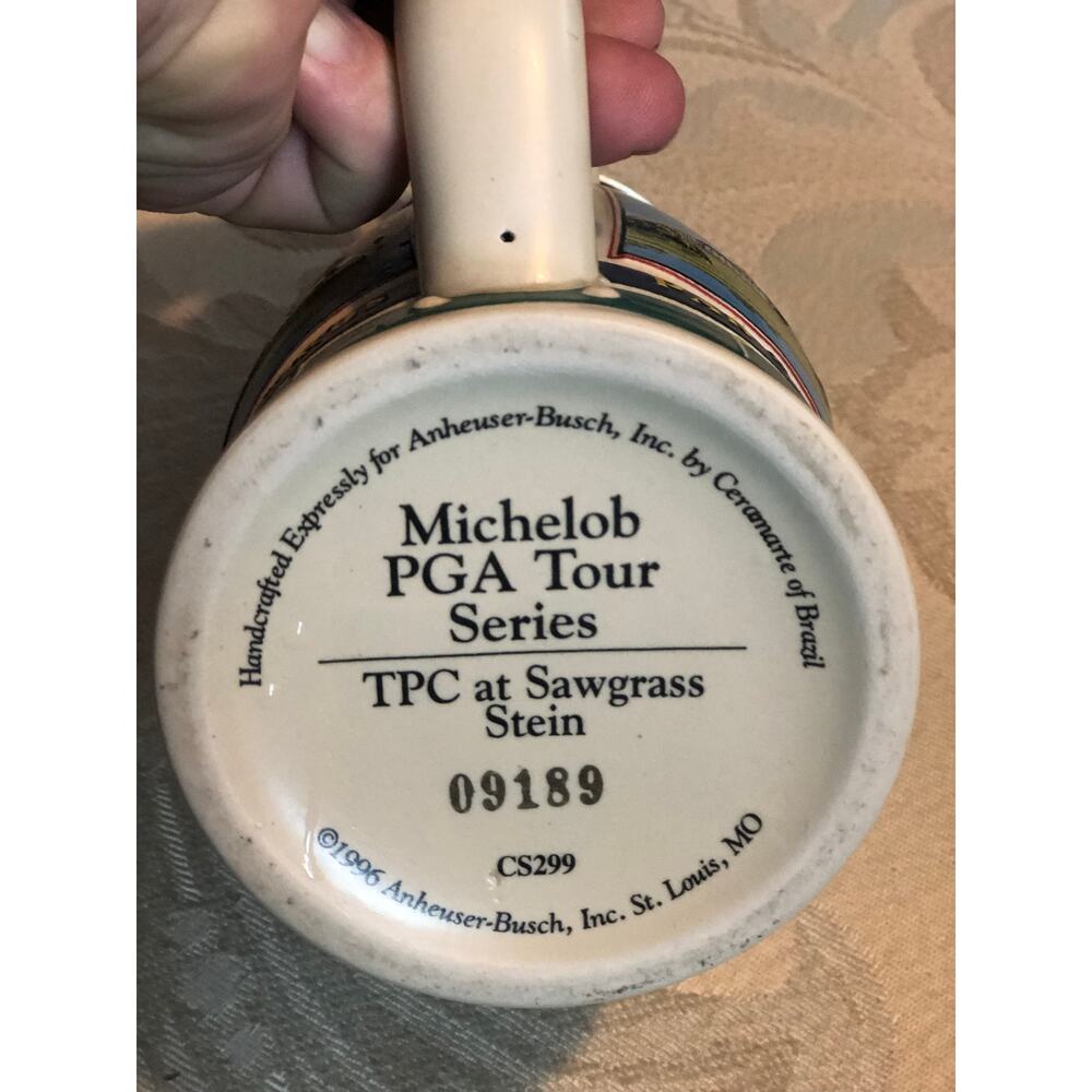 1996 MICHELOB PGA TOUR SERIES "SAWGRASS" STEIN - Picture 7 of 9